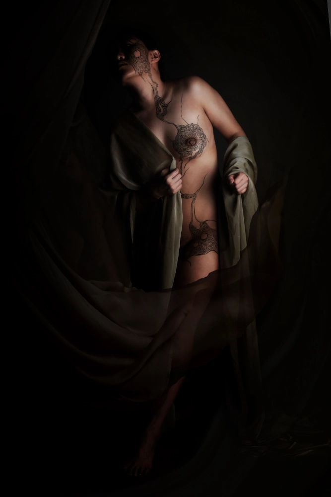 body painting art by V-XL