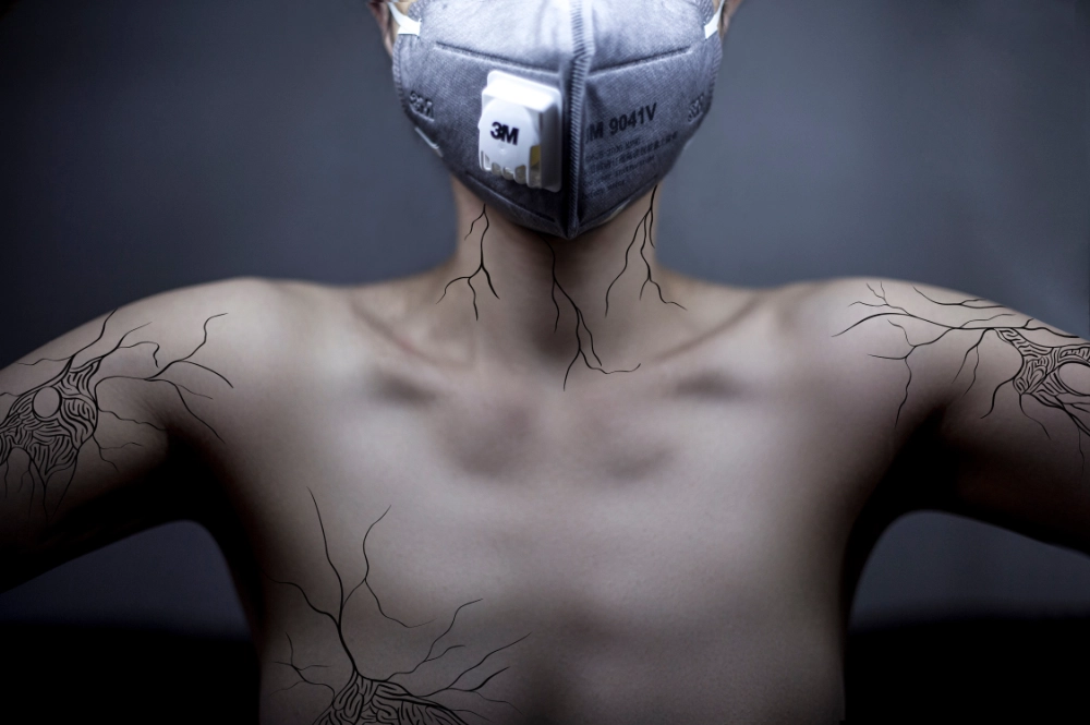 body painting art by V-XL